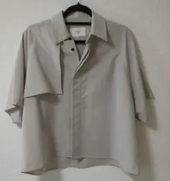 shiki tokyo　半袖トレンチシャツ　M