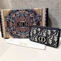 Dior クリスチャン ディオール トロッター 小銭入 コインケース ネイビー☆