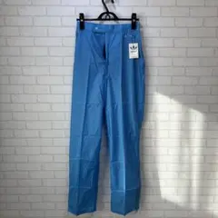 未使用品　アディダスデサント製　ナイロンパンツ　シャカシャカ　水色　メンズL
