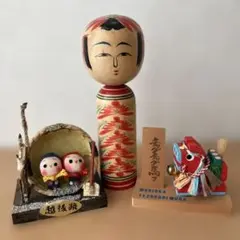 平成　伝統工芸品　レア　岩手　新潟　越後湯沢　山形　蔵王温泉　こけし　伝統工芸品