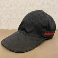 ★美品★ グッチ GGキャンバス ベースボール キャップ 200035
