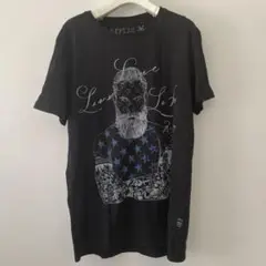 REPLAY タトゥー風イラスト Tシャツ ブラック