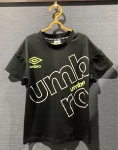『美品』umbro 男の子　メッシュ半袖Tシャツ ロゴ入り　140cm