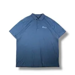 Eddie Bauer　ドライポロシャツ　サイズ2XL　ネイビー