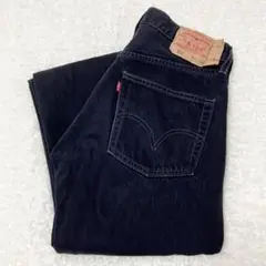 00s USA古着 Levi's 501 リーバイス ブラックデニム 後染め