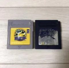 GB ゲームボーイ ソフト ポケットモンスター ピカチュウ&金 セット