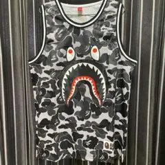 A BATHING APE シャークデザイン タンクトップ Lサイズ