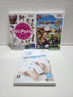 Wii Party Mario Party8 Wii Sports 3本セット