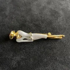 ヴィンテージブローチ　貴婦人像