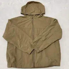 UNIQLO キッズナイロンパーカー　ブラウン　130cm