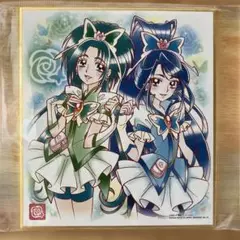 Yesプリキュア5GoGo キュアミント キュアアクア色紙 匿名配送