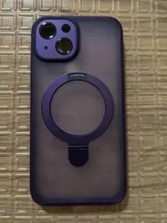 【新品未使用】iPhone 14 ケース 紫　保護フィルム　ブルーライトカット