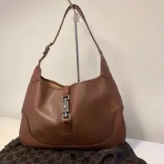 激レア!希少!GUCCIニュージャッキー本革ハンドバッグ!イタリア製