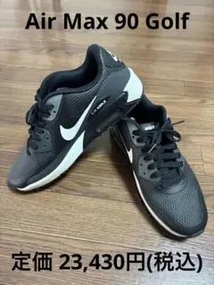 【中古良品】Nike Air Max 90 ゴルフシューズ