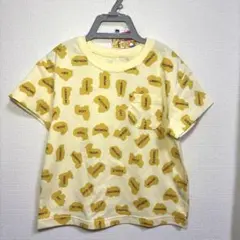 【新品未使用】GU Tシャツ　たべっ子どうぶつ　半袖　パジャマ　100