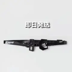 TOGA × Hu0026M スリーバックルレザーベルト