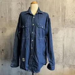 90s ジャンフランコフェレFERRE JEANS デニムシャツ40 イタリア製