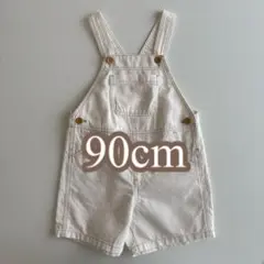 新品 定価1990円 ユニクロ 90cm オーバーオール オフホワイト