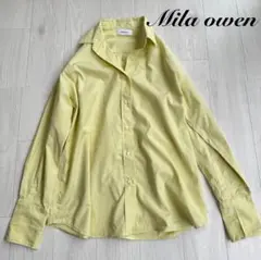 Mila owen 限定カラー M刺繍２サイズベーシックシャツ