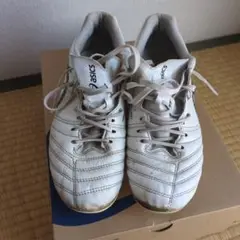 asics サッカースパイク　ホワイト　25.5センチ