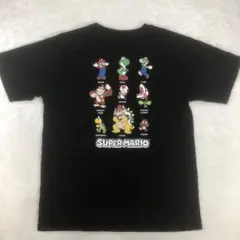 SUPER MARIO スーパーマリオ　キャラ集合　キャラTシャツ　バンダイ公式