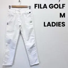FILA GOLF フィラゴルフ ホワイト パンツ レディース M