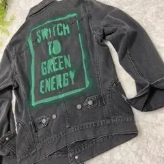 ヴィヴィアンウエストウッド Gジャン デニムジャケット 蛍光ペイント