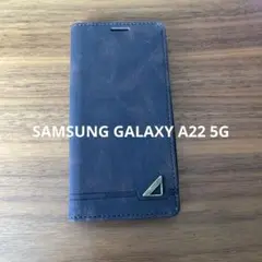 SAMSUNG GALAXY A22 5G 手帳型ケース ブラウン