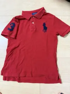 Polo Ralph Lauren 赤 ポロシャツ 6T 120cm