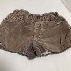 ブラウン コーデュロイショートパンツ 100サイズ