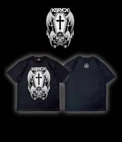 Kryciothing スカル 地雷 サブカル Tシャツ 十字架