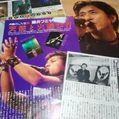 藤井フミヤ 切り抜き 3枚＋オマケ 1994年他