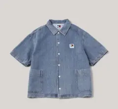 TOMMYJEANS ラグジュアリーセリフデニムスケートシャツ