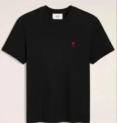 ami ブラック Tシャツ ハート刺繍 新品