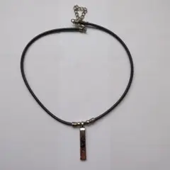 ネックレス ブラック シルバー