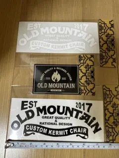 オールドマウンテン OLDMOUNTAIN ステッカー三枚セット