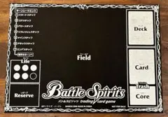 バトスピ　バトルスピリッツ　入手困難　非売品　公認大会フェルト製マット　ブラック