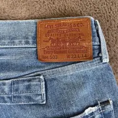 【Levi's】リーバイス 503 デニムショーツ ハーフパンツ W32 L14