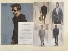 ARMANI ポストカード、カタログ アルマーニ