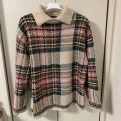 POLO RALPH LAUREN SPORTS チェック柄 ニット
