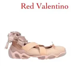 RED VALENTINO⭐︎厚底スニーカー　サイズ38 取り寄せ] M-WALL285 -S6 / レッドxブラック / 厚底スニーカー
