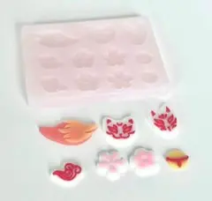 シリコンモールド　狐　レジン