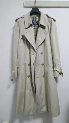 【美品】BURBERRY バーバリー 定番トレンチコート ノバチェック 大きめ
