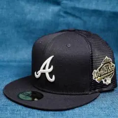 【新品未使用】アトランタ・ブレーブス NEWERA 59FIFTY ネイビー