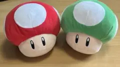 スーパーきのこ&1UPきのこ☆ぬいぐるみ