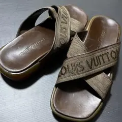 LOUIS VUITTON ルイ ヴィトン ナイロンキャンバス サンダル