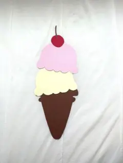 夏の製作　アイスクリーム15枚セット入り