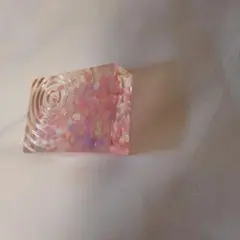 春のかけら 　レジンアート 中古品
