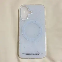 iPhone16 カバー 青 水色 ベビーブルー MagSafe 韓国