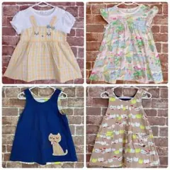 KP 90センチ チュニック ワンピース 3枚セット mimiちゃん まとめ売り
